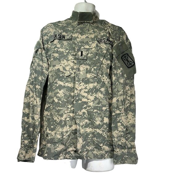 Vintage Army Nato 8090/9404 Medium Long Military Zip Down Camo Patches Jacket - Picture 1 of 6